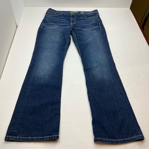 BKE Dakota Boot‎ Cut Stretch Denim Womens Size 29 Regular Blue Jeans Pockets - Picture 1 of 14